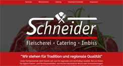 Desktop Screenshot of fleischerei-schneider.com